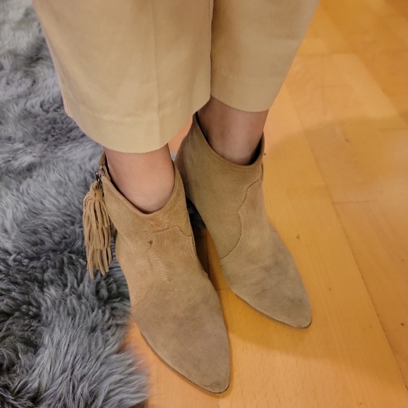 Suede booties - Picture 8 of 15